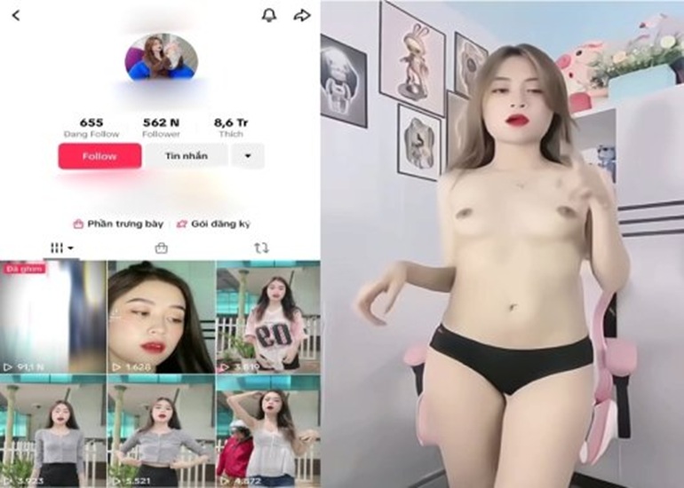 Full Clip Hot 18+ TikToker Da Trắng Vóc Dáng Quyến Rũ